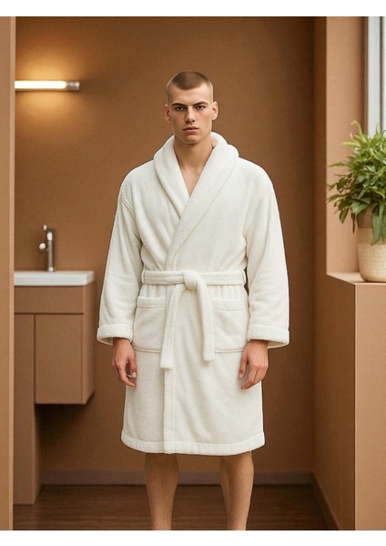 Pamuklu Erkek Bornoz