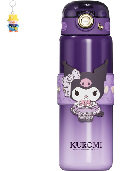 Sanrio Sharp 500ML Termos Bardak Çocuk Karikatür Düz Bardak 316 Gıda Sınıfı Mühürlü Okul Çay Bardak Saplı Bardak (Yurt Dışından)