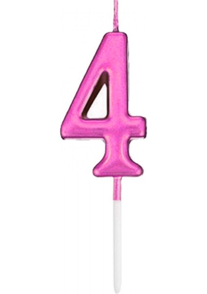 4 Rakam Mum Pembe