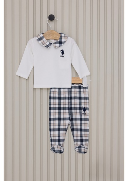 Erkek Bebek Krem Pijama Takım 50318276-VR071