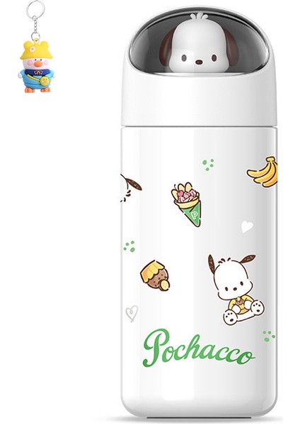 Sanrio Bebek Termos Bardağı Sevimli Karikatür Tarçın Köpek Erkek ve Kız Çelik Su Bardağı Çilek Ayı Direkt Içme Bardağı (Yurt Dışından)