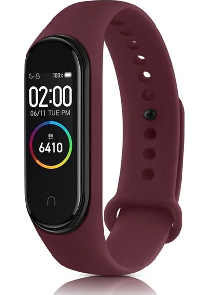 Xiaomi Mi Band 4 Klasik Kordon - Mürdüm