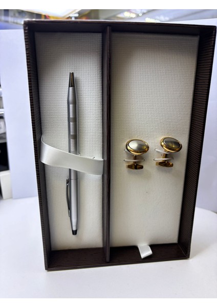 010-C3 Koldüğmesi + A0082S-14 Saqten Krom Tükenmez Kalem fiyatları