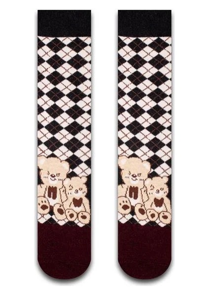Sevimli Ayıcıklar Renkli Unisex Çorap
