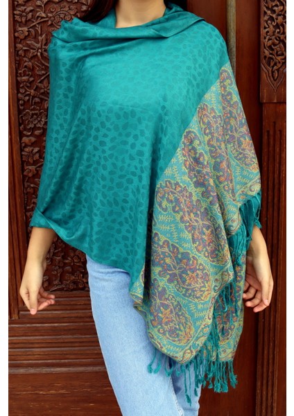 Cashmere Jakarlı Püsküllü Şal – 70X180 cm fiyatları