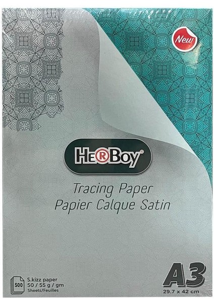 A3 Eskiz Kağıdı 50/55 Gram 500'LÜ