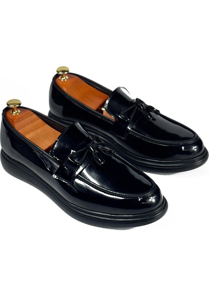Modern Rugan Klasik Loafer Ayakkabı M1316