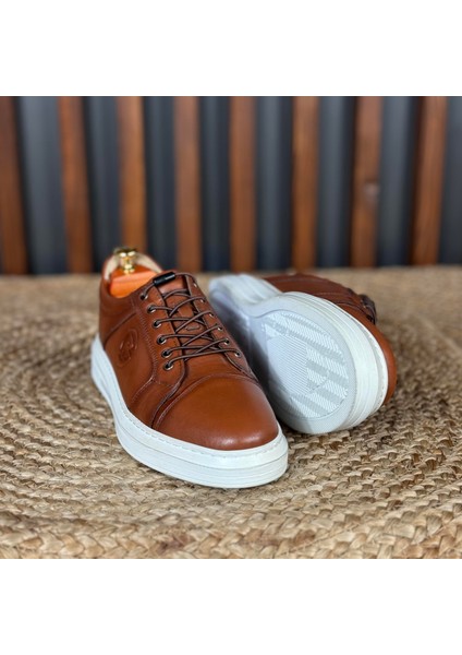 Iç Dış Naturel Deri Ayakkabı M1210 fırsatları
