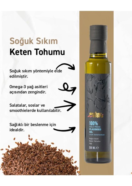 Keten Tohumu Yağı 250 ml
