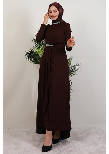 Liya Tesettür Elbise Acı Kahve fiyatları