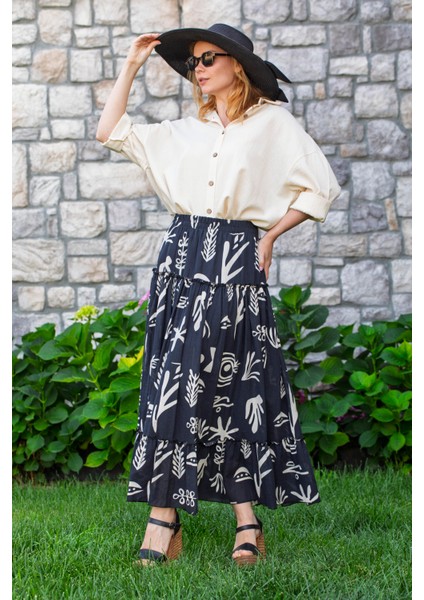 Uzun Kol Hale Şile Bezi Yazlık Gömlek Krem Krm fırsatları