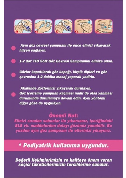 Soft Göz Çevresi Şampuanı 125 ml fiyatları