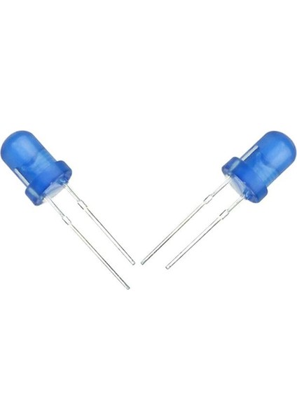 Halmet Mantar LED 5mm Mavi