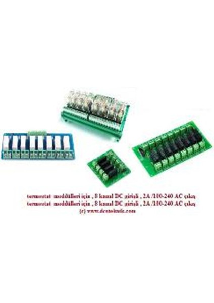Röle Kontrol Kartı 4 Kanal 5-30VDC Giriş , 4 Kanal 220VAC 10A Röle Çıkış modelleri