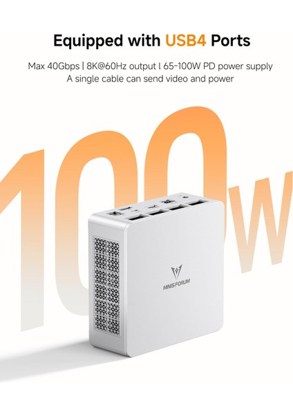 UM750L Slim Amd Ryzen 5 7545U Işlemci, 16GB Lpddr5 Ram, 1tb Ssd, Hdmı+Dp+Usb4, 2.5g Ethernet Win 11 Pro Mini Pc fırsatları