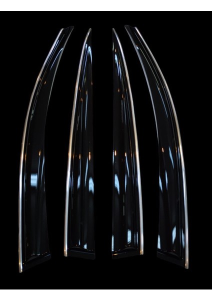 Volkswagen T-Cross Kromlu Cam Rüzgarlığı 4-Lü Takım