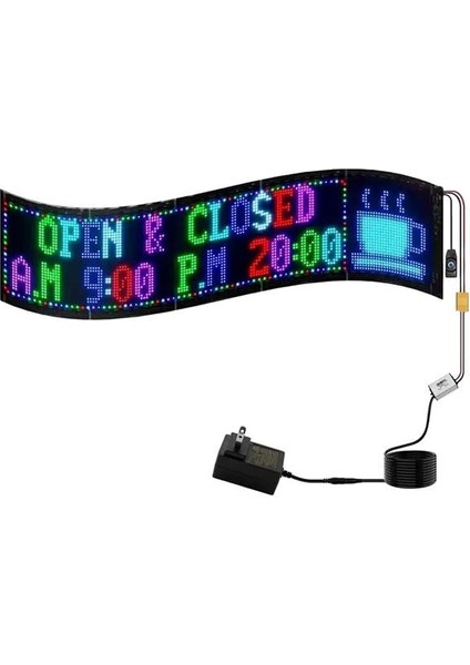 PM-23826 20X66CM Kayan Yazı LED Tabela fiyatları