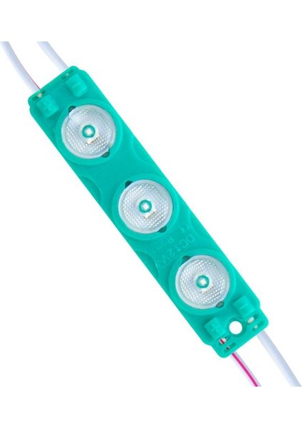 12 Volt 1.5 Watt Yeşil 2835 73 x 16 mm IP65 195 - 210 Lümen 170 Derece Modül LED