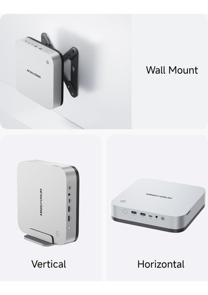 X1 Pro Ryzen 9 Aı 9 HX370, 32GB Ddr5 Ram, 1 Tb M.2 Ssd, Oculink, Wifi 6+Bt 5.4 WIN11 Mini Pc