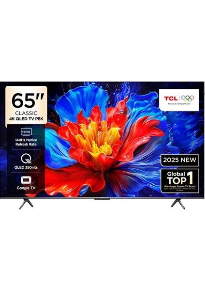 65P8K 65" 165 Ekran Uydu Alıcılı 4K Ultra HD Google LED TV