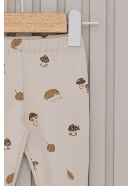 Erkek Bebek Krem Pijama Takım 50318271-VR071 modelleri