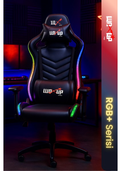 PRIME RGB LED Oyuncu Koltuğu | Premium Işıklı RGB Gaming Koltuk | Ergonomik E-Spor Ekipmanı