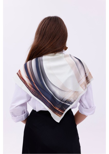 Sonsuz Dalga Model Fular Bandana Şal Estascarf 70X70 cm indirimleri