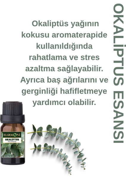 Okaliptus Esansiyel Uçucu Koku 10ML Difüzör Esansı Buhurdanlık Yağı ve Oda Kokusu fiyatları