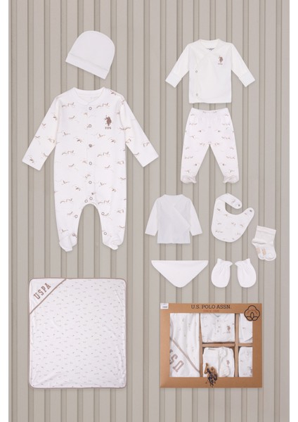 Erkek Bebek Krem Pijama Takım 50318255-VR071 fiyatları