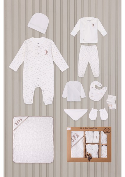 Erkek Bebek Krem Pijama Takım 50318260-VR071