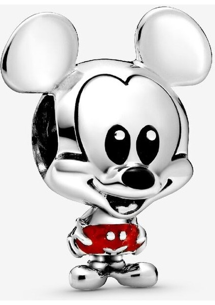 Disney, Kırmızı Pantolonlu Mickey Mouse 925 ayar gümüş 798905C01