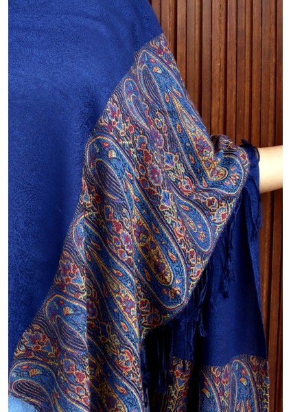 Cashmere Jakarlı Püsküllü Şal – 70X180 cm fiyatları