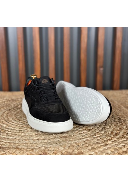 Içi Naturel Deri Dışı Süet Bağcıklı Spor Ayakkabı M1225 fırsatları