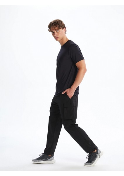 Xsıde Actıve Siyah Standart Kalıp Erkek Eşofman Altı