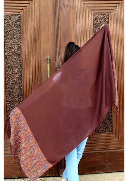 Cashmere Jakarlı Püsküllü Şal – 70X180 cm modelleri