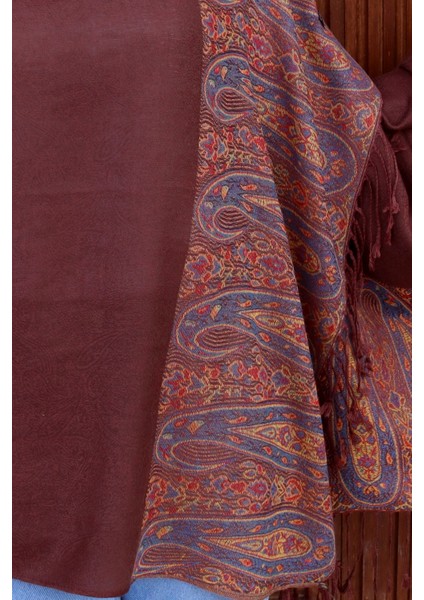 Cashmere Jakarlı Püsküllü Şal – 70X180 cm fırsatları