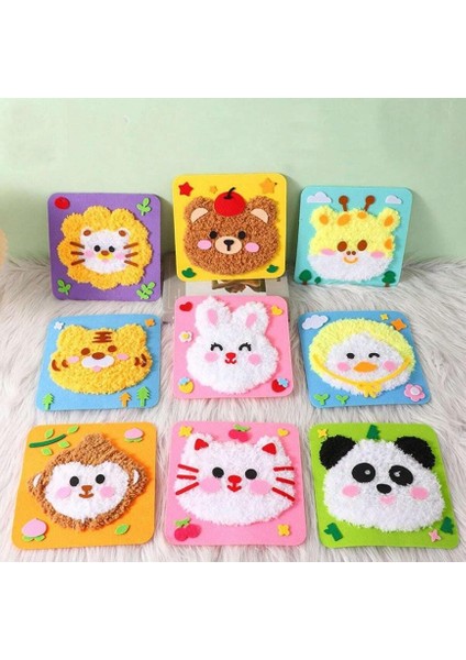 Eğitici Örgü Kiti Nakış Seti Panda modelleri