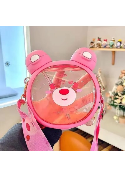 Pembe Renk Ayıcık Su Matarası