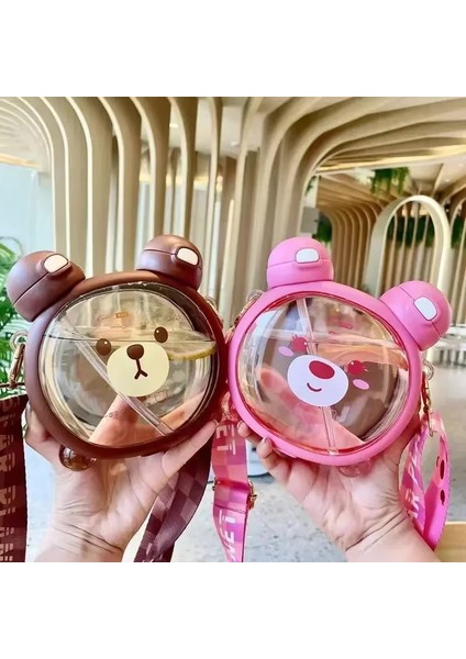 Pembe Renk Ayıcık Su Matarası fiyatları
