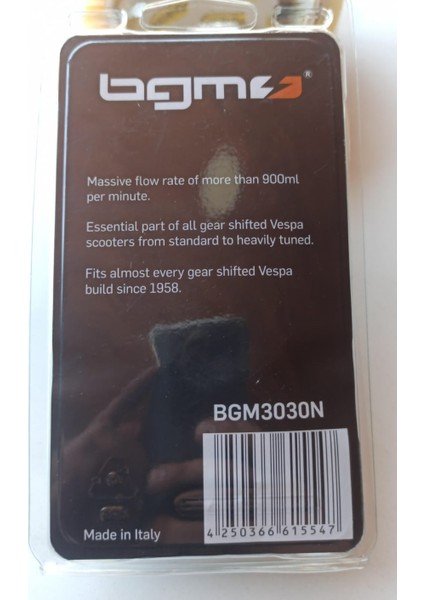 BGM3030N Vespa Bgm Pro Hızlı Akışlı Yakıt Musluğu - Yedekli Benzin Musluğu - Px - T5 – Lml fırsatları