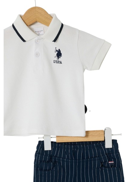 Erkek Bebek 2'li Ts-Hirt Takım Beyaz-Lacivert USB2625 fiyatları