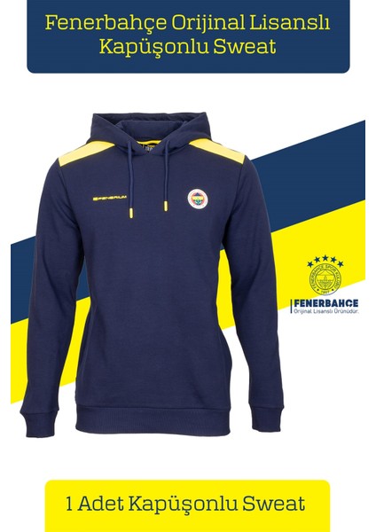 Orijinal Lisanslı Kapüşonlu Sweat