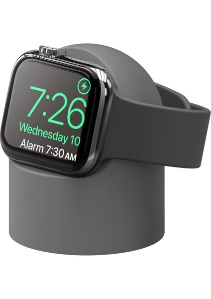 Apple Watch Serisi 10, 9, 8, Se2 7 6 Se 5 4 3 2 1 ile Uyumlu Şarj Istasyonu Standı Kablo Düzenleyici Kılıfı
