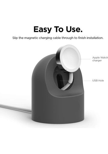 Apple Watch Serisi 10, 9, 8, Se2 7 6 Se 5 4 3 2 1 ile Uyumlu Şarj Istasyonu Standı Kablo Düzenleyici Kılıfı fiyatları