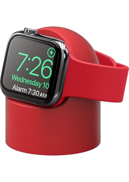 Apple Watch Serisi 10, 9, 8, Se2 7 6 Se 5 4 3 2 1 ile Uyumlu Şarj Istasyonu Standı Kablo Düzenleyici Kılıfı