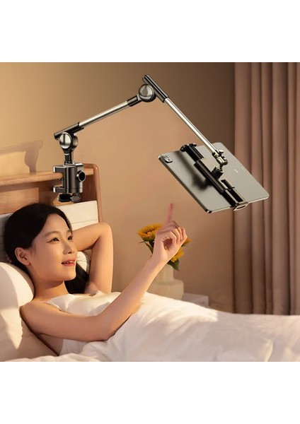 Profesyonel Kullanım Için Tablet Tutucu Ofis ve Ev Için Profesyonel Tablet Standı – 12.9” Kadar Uyumlu, Ayarlanabilir Kol ve Dönüş Açısı, ZM-050 modelleri