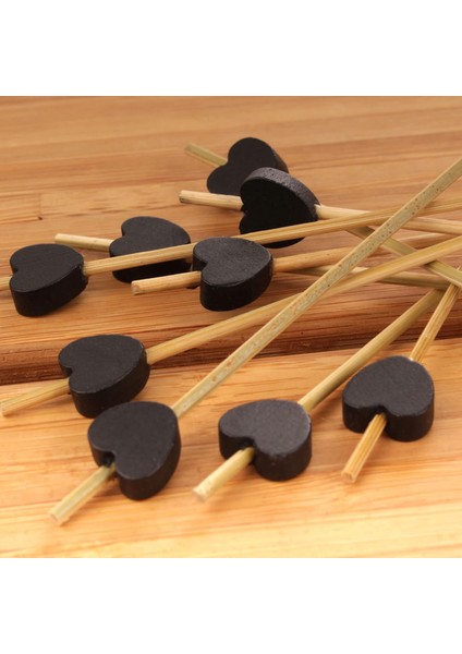 Bambu Siyah Maça Kürdan 12 cm - 50 Adet fırsatları