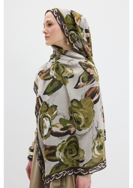 Rossa Kraş Şal - Zeytin Yeşili fiyatları