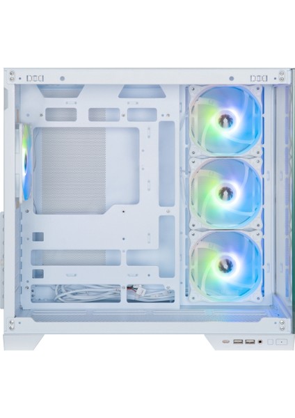 MH100 750W 80+ Bronze Psu 4X120MM Frgb Fan Atx Temperli Cam Beyaz Gaming (Oyuncu) Kasa fırsatları