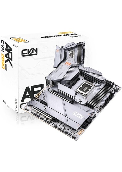 Cvn Ark Frozen V20 Z890 Ddr5 8400MHZ Atx LGA1851 Gaming (Oyuncu) Anakart
